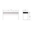 Bianchina Solid Wood Steel Writing Desk