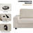 110" Oversized Corduroy Corner Sofa,L-Shaped Setioanl Couch with Storage Spaces,Corduroy Fabric-1616730559