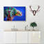 A Chameleon In Abstract - Wrapped Canvas-55300717