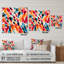 Cristyn - Art mural abstrait en acrylique pour la cuisine-101501285