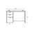 HON MOD Single Pedestal Desk-87690723-87690724