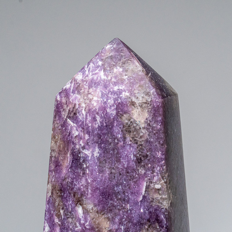 Genuine Polished Lepidolite Point from Madagascar (2 Lbs)