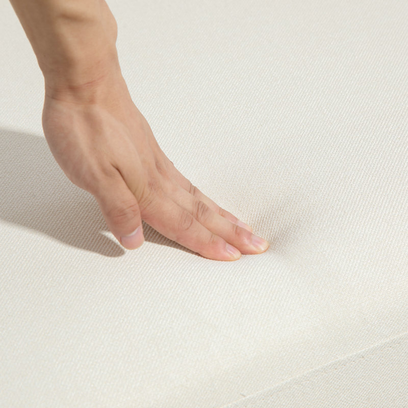 Canapé modulaire avec méridienne interchangeable, blanc crème