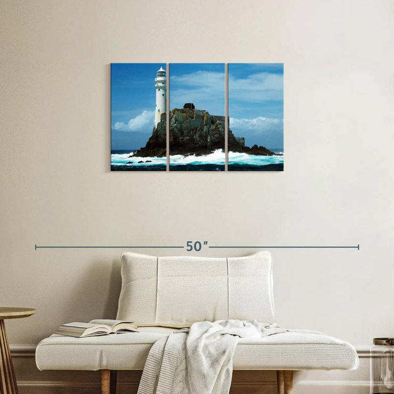 Aletra Fastnet Rock Lighthouse, 20" H x 33" W