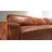 Cambria - Modern Cognac Leather Sofa