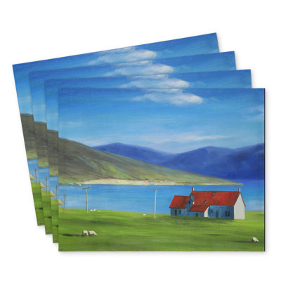 Scottish Highlands Placemats Set of 4 - Red Roof House Decor