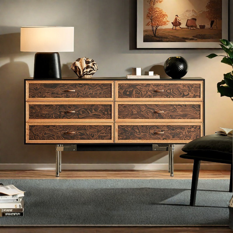Commode d'appoint moderne en bois de luxe moderne