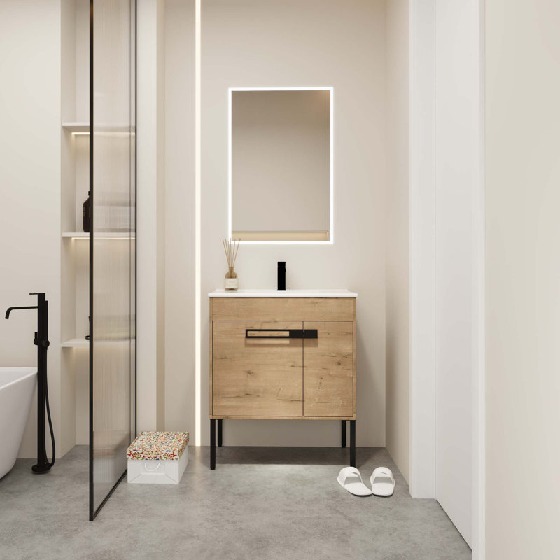 Meuble-lavabo avec lavabo, meuble-lavabo autoportant ou flottant