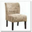 Fauteuil d'appoint contemporain sans accoudoirs