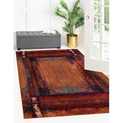Eddins Washable Geometric Indoor Rug