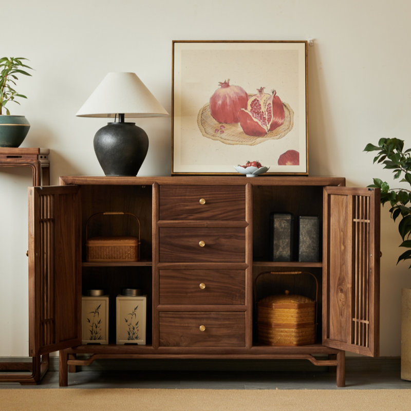 Retro Four-Drawer Sideboard