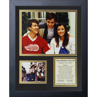Souvenirs encadrée à partir de la journée ferris bueller