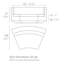 Vela - Sectional Sofa Circular Armless - Basic-49039524