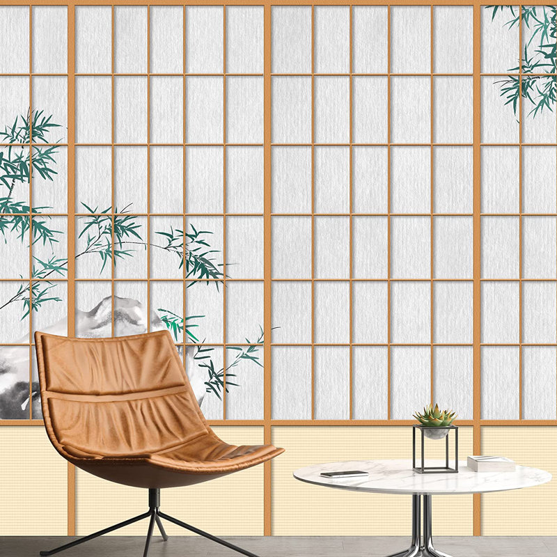 Japanese Scenery Peel & Stick Floral Border, 100" L x 144" W