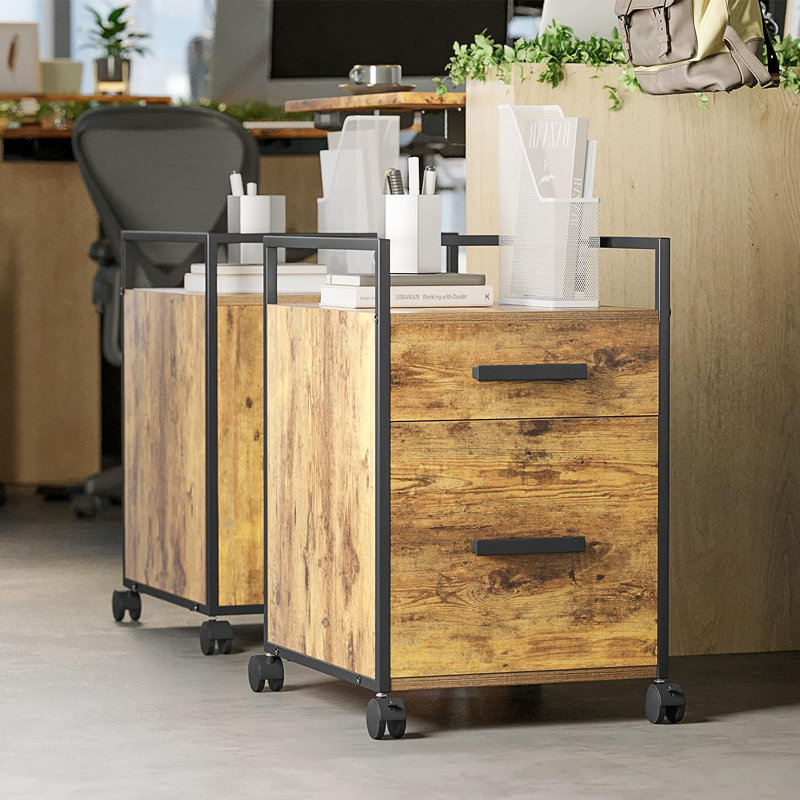 Labissiere File Cabinet, Rustic Brown