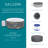 Bestway 3 - Person 110 - Jet Vinyl Round Inflatable Hot Tub in Gray
