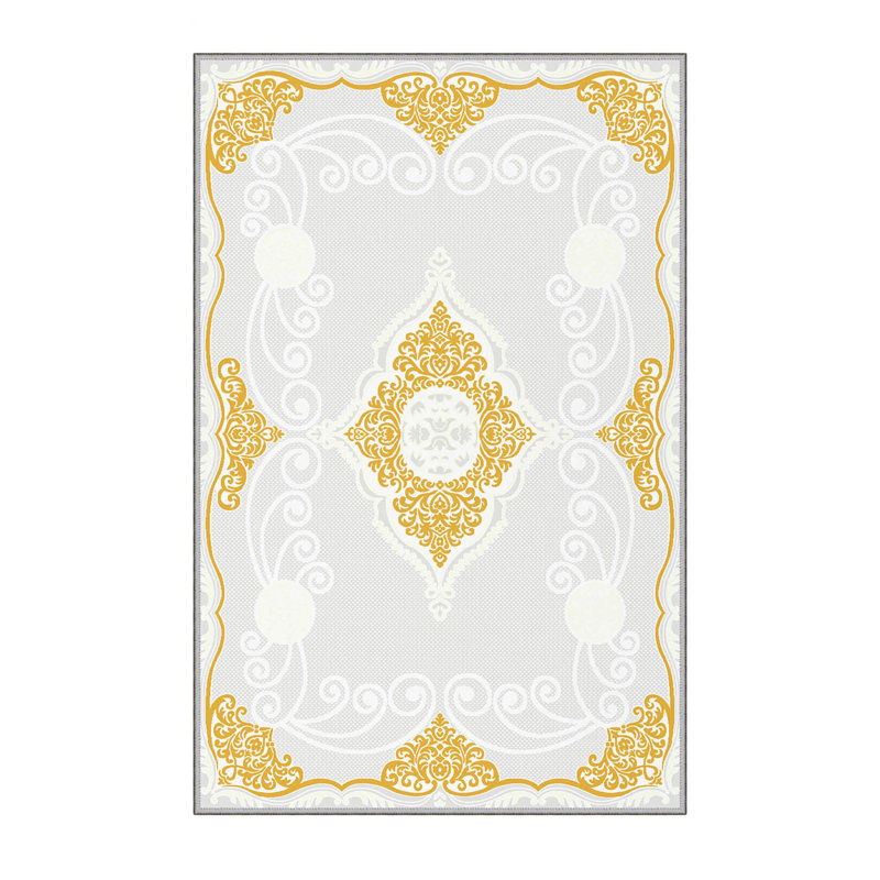 Premium Hall Carpet, 2.6 x 6.6 Feet, 100% Polyester, 0.3 in Pile Height | Antibacterial, Non-Slip Underside, Machine Washable | 3D Digital Print Design, Durable & Stylish for Entryways, Living Rooms & More