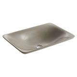 KOHLER Shagreen Carillon, ARTIST EDITIONS Rectangle Wading Pool Bathroom Sink