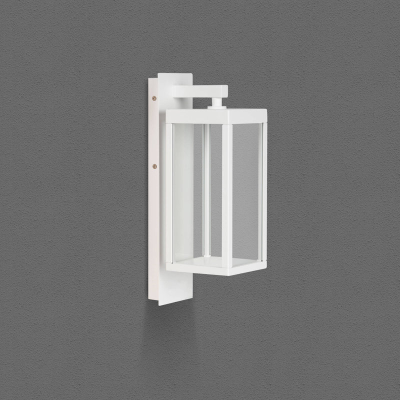 Raffles Aluminum LED Wall Light, White