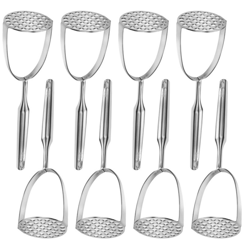 Presse-purée en acier inoxydable YBM Home, Ensemble de 8