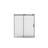 56"-60"W x 70"H Frameless Shower Door, Sliding Shower Door, with Premium 5/16"(8mm) Thick Tempered Glass Shower Enclosure,Double Side Easy Clean Coat,Matte Black Finished With Buffer-122517095