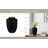 Everly Quinn 19" Canvon Small Black Omix Vase