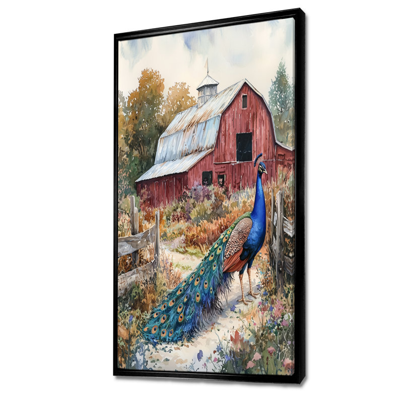Ingleside - Animals Canvas Art Print, H 60 po x l 28 po, Reproduction encadrée sans passe-partout, Noir