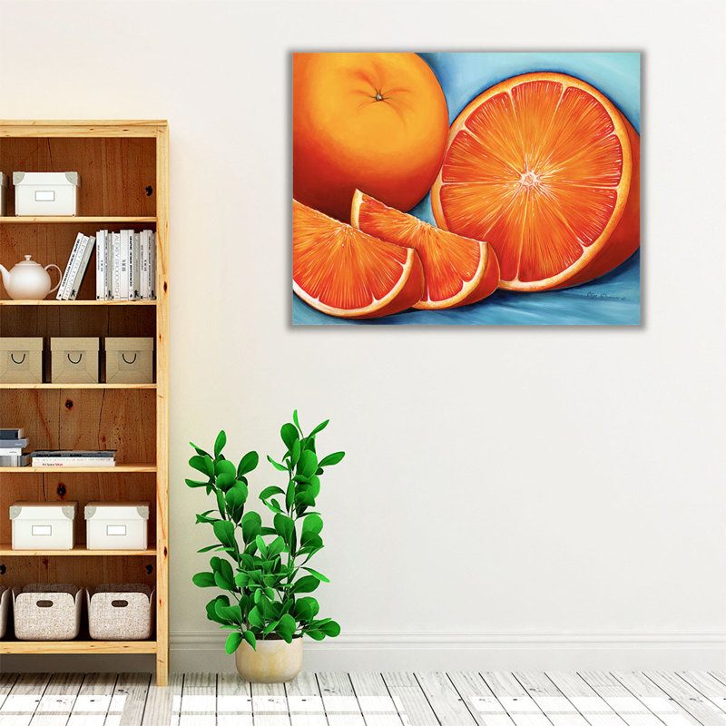Oranges - Canvas Print Wall Art, 24" H x 30" W