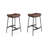2-Pack Upholstered Counter Height Saddle Bar Stool-1133445345-1140107954