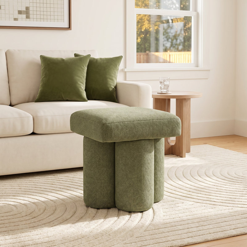 Canberra Farq Square Top Ottoman