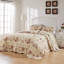 Antique Rose Cotton Reversible Quilt Set-1969687513-1953346469