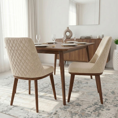 Chaise en velours Xoe