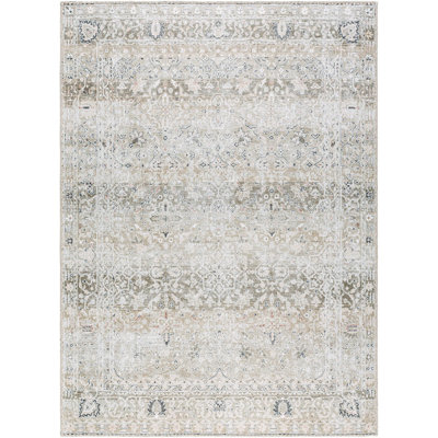 Our PNW Home x Livabliss Machine Washable Oriental Boho Brown Area Rug