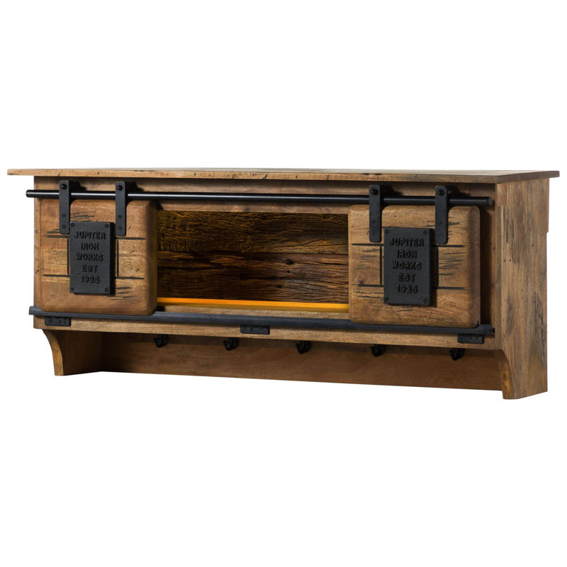RAILWAY LUX Floating Shelf, 450cm H x 115cm W x 30cm D