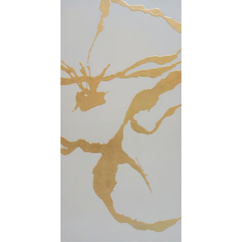 Golden Silhouette I Print by Beverly Fuller, Hand Painting
