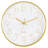 Gold Wall Clock 12 Inch Silent Non-Ticking Battery Operated Round Quartz Modern Wall Clock For Office Living Room Kitchen Bedroom Home Decor