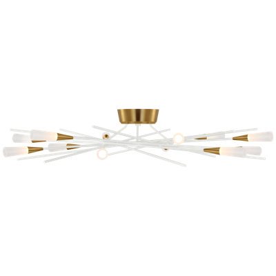 Stellar 12 - Light LED Semi Flush Mount by Chapman & Myers