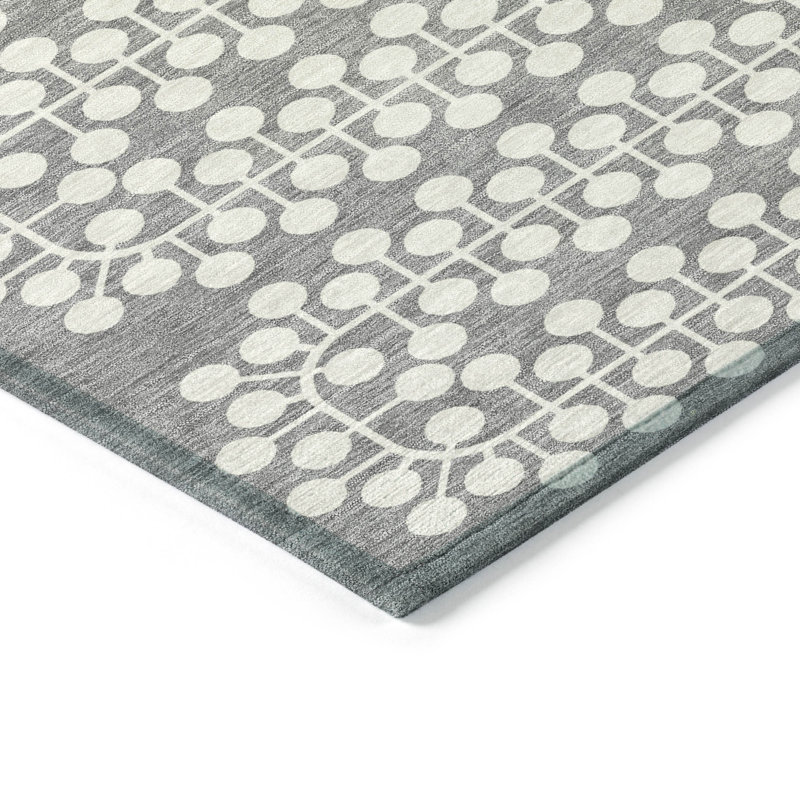 Machine Washable Indoor/Outdoor Boruta ACN2247 Geometric Rug, Rectangle 10' x 14'