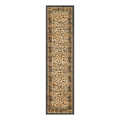 Testerman Animal Print Brown Area Rug