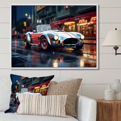 Classics Cobra Car At Night I