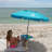 Beach Umbrella With Sand Anchor & Table Tray Portable Heavy Duty Beach Umbrellas  Sun Outdoor Umbrella Protection  Carry Bag For Beach  Patio Pool And Garden-1711634687