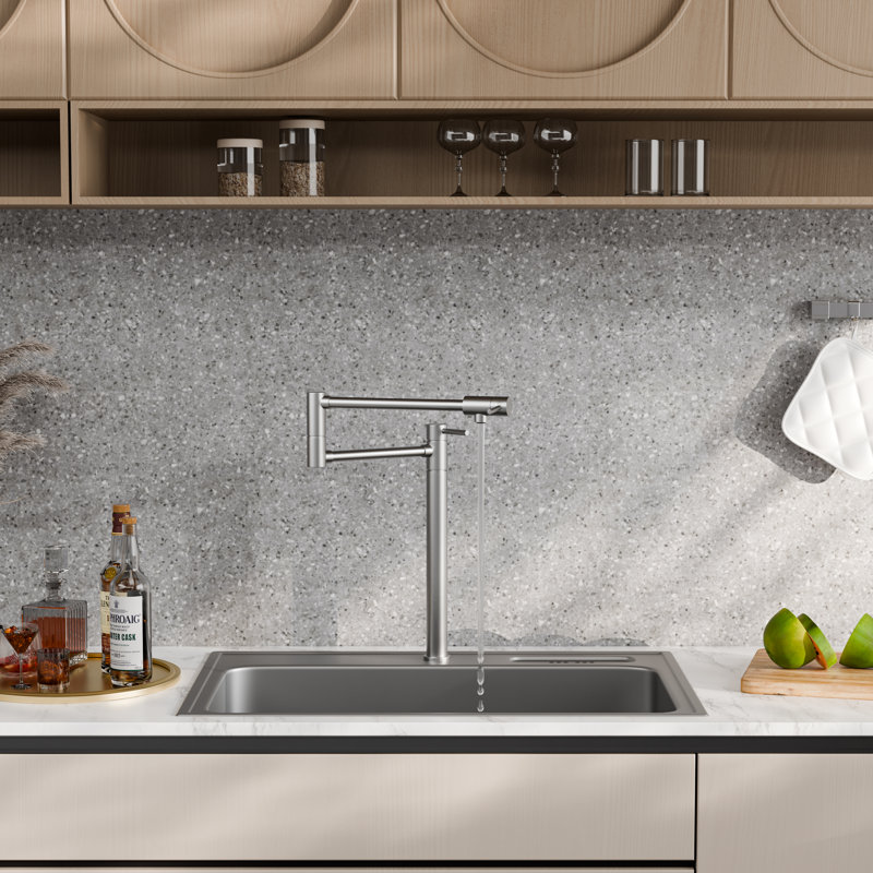 Dilon Kitchen Faucet, Polished Chrome