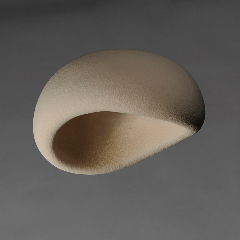 Moeraki-Flush Mount, 8.25" H x 12.5" W x 15.75" D