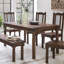 Lugano Solid Wood Top Dining Table-86719119