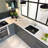 Plymouth 23.625'' L Undermount Single Bowl Granite Kitchen Sink-15777318