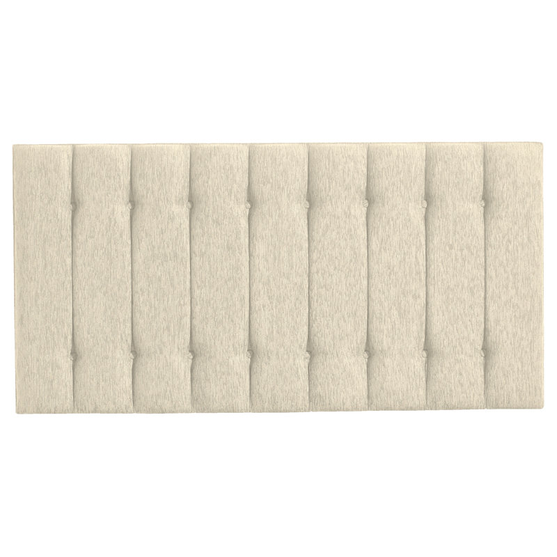 Maura Upholstered Headboard, Cream, Single (3')