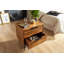 Myres 60cm W Metal Bedside Table