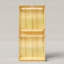 Glass 80 cm W Display Cabinet with Lighting-431230902