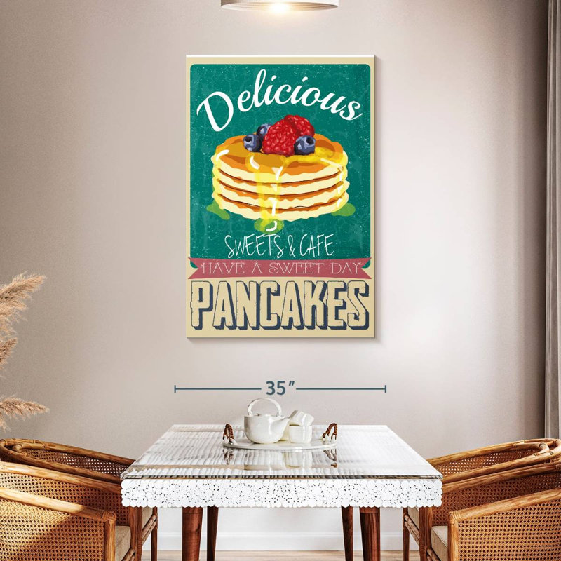 Crêpes, H 48 po x l 32 po