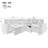 Convertible L-Shaped Sofa Bed with Console and Storage-2062498518